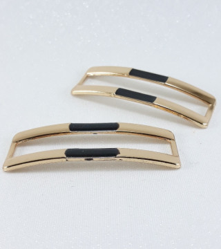 Metalowy łącznik ozdobny – element do odzieży biżuterii handmade