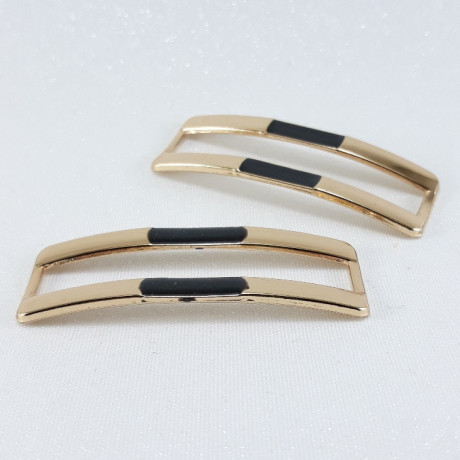 Metalowy łącznik ozdobny – element do odzieży biżuterii handmade