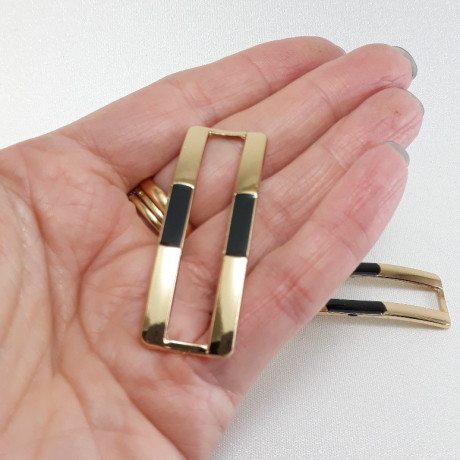 Metalowy łącznik ozdobny – element do odzieży biżuterii handmade