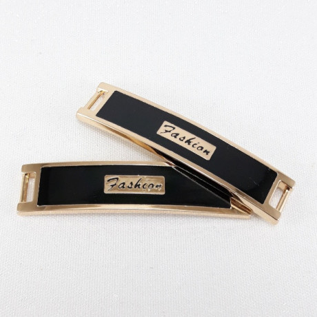 Metalowy łącznik ozdobny – element do odzieży biżuterii handmade