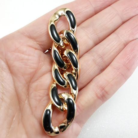 Metalowy łącznik ozdobny – element do odzieży biżuterii handmade