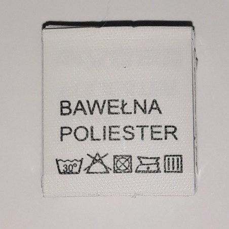 Label raw material composition, washing instructions COTTON 2771
