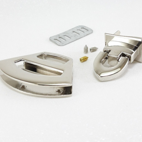 Zapięcie magnetyczne srebrne/ 10 lub 100szt 4961