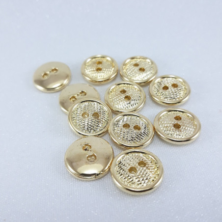 Guziki metalizowane na dziurki – eleganckie guziki do odzieży | Sklep online