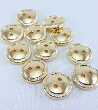 Guziki metalizowane na dziurki – eleganckie guziki do odzieży | Sklep online