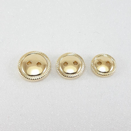 Guziki metalizowane na dziurki – eleganckie guziki do odzieży | Sklep online