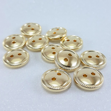 Guziki metalizowane na dziurki – eleganckie guziki do odzieży | Sklep online