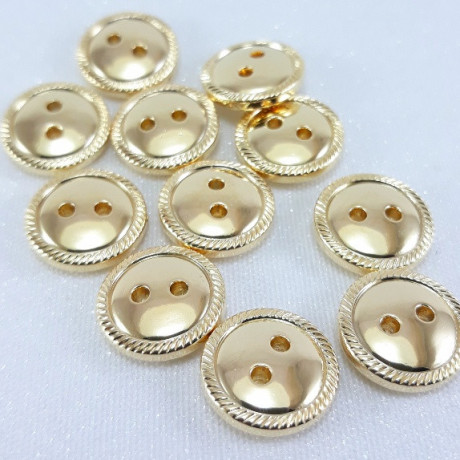 Guziki metalizowane na dziurki – eleganckie guziki do odzieży | Sklep online