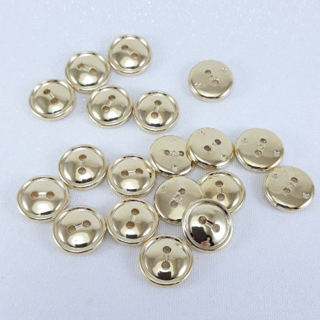 Guziki metalizowane na dziurki – eleganckie guziki do odzieży | Sklep online