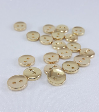 Guziki metalizowane na dziurki – eleganckie guziki do odzieży | Sklep online