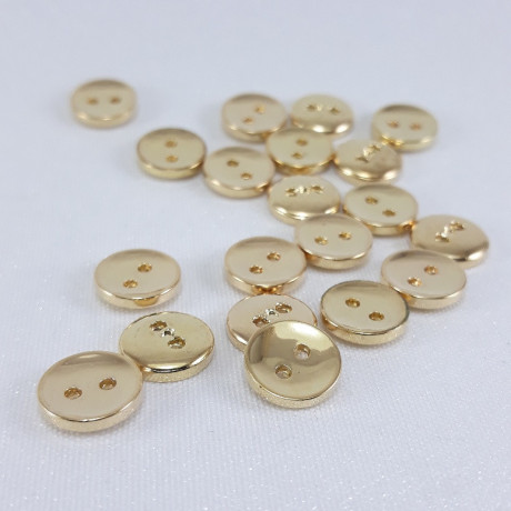 Guziki metalizowane na dziurki – eleganckie guziki do odzieży | Sklep online