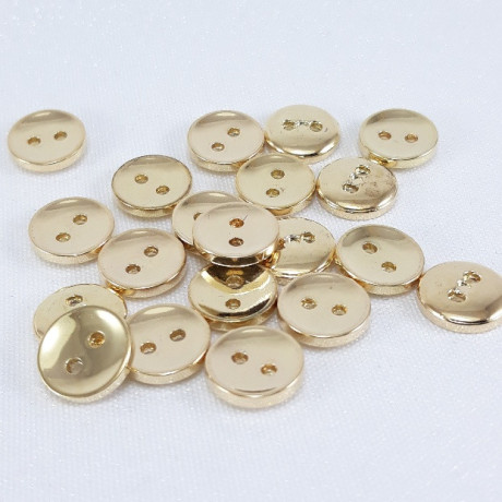 Guziki metalizowane na dziurki – eleganckie guziki do odzieży | Sklep online