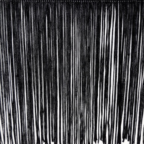 Frędzle 150cm/1m czarne 4502
