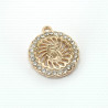 Decorative metal pendant 19mm 1629