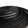 Fiszbiny tkane 4mm/25y czarny 5787