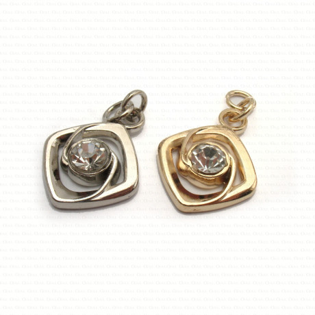 Decorative metal pendant 18mm 1634