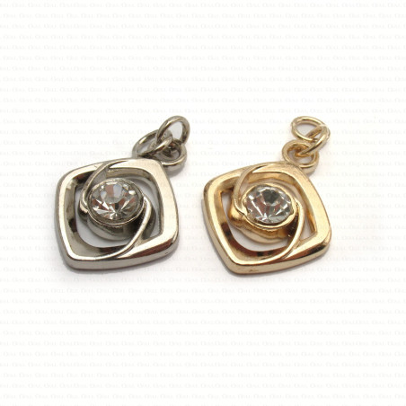 Decorative metal pendant 18mm 1634