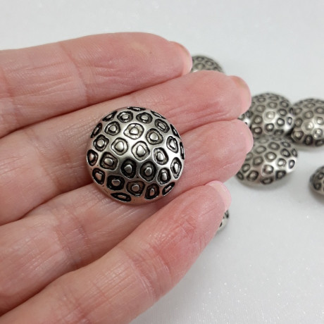 Plastic button set of 10 pcs, 15 mm, no. 626