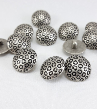 Guzik metalizowany 15,21mm/144 lub 10szt 626