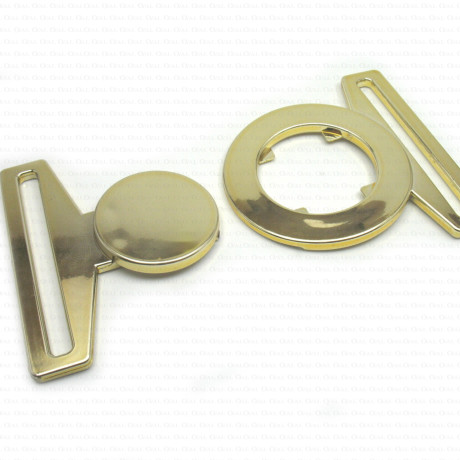 Buckle fastener – black, gold, silver 50 mm no. 1660