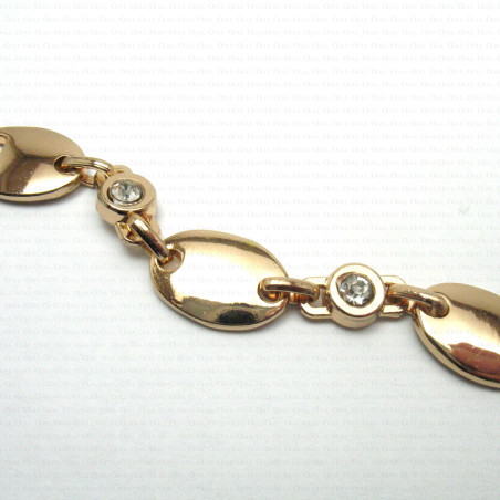 Decorative connector with rhinestones no. 1674