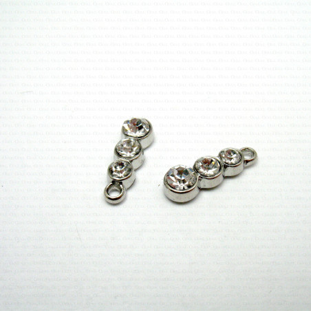 Decorative pendant with rhinestones no. 1675