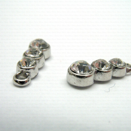 Decorative pendant with rhinestones no. 1675