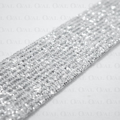 Silver elastic 15mm, 20mm, 30mm, 40mm / 1 roll 25m 1723
