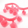 Pom-poms on tape, various colours, 1 m   no. 1742