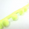 Pom-poms on tape, various colours, 1 m   no. 1742