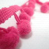 Pom-poms on tape, various colours, 1 m   no. 1742