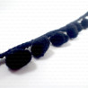 Pom-poms on tape, various colours, 1 m   no. 1742