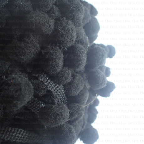 Pom-poms on tape, various colours, 1 m   no. 1742