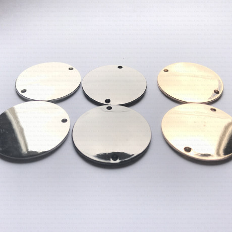 Round sew-on plate no. 1767