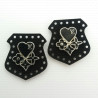 Patches with a heart 1 or 50 pcs 1778
