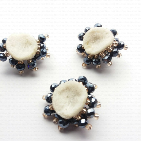 Beaded decorations, pearl decoration, decorative appliqué