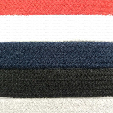 Płaski Sznurek Bawełniany 1 mb