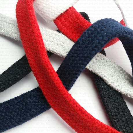 Flat cotton cord 18mm / 1 or 25m, 1684