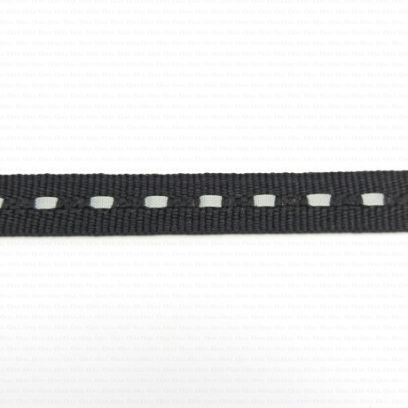 Grosgrain tape with reflective strip 10mm/5 1800