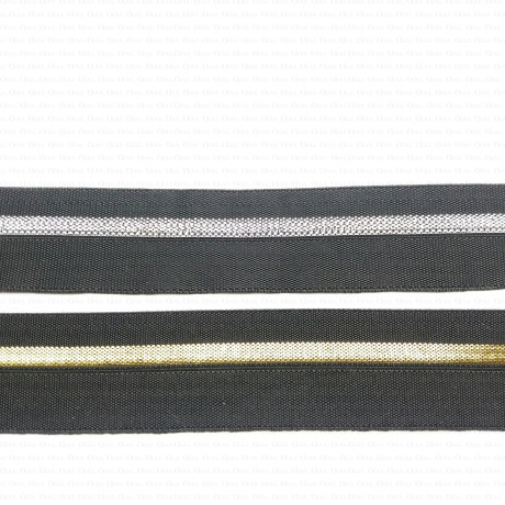 Decorative scalloped elastic 20mm/1m 1814