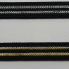 Decorative white and black elastic 1815