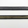 Decorative white and black elastic 1815