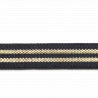 Decorative white and black elastic 1815