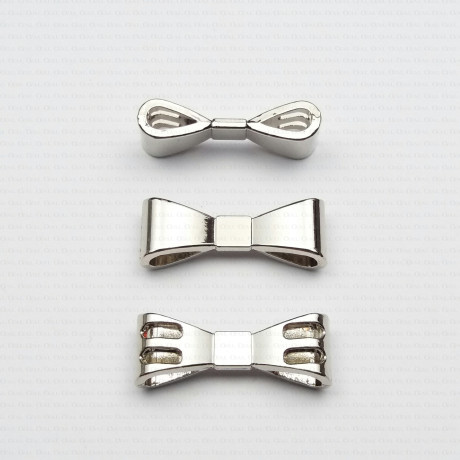 Metal application – sew-on bow no. 997