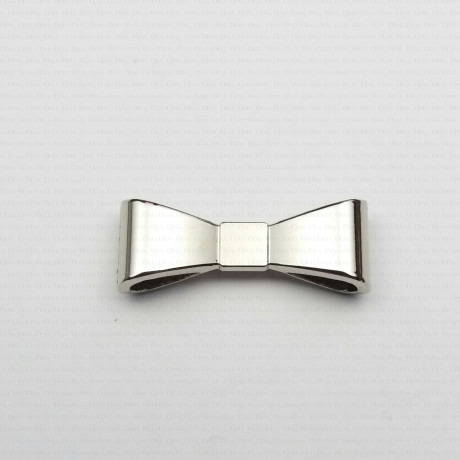 Aplikacja metalowa - Kokardka do przyszycia nr. 983