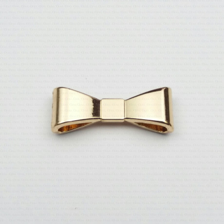 Aplikacja metalowa - Kokardka do przyszycia nr. 983