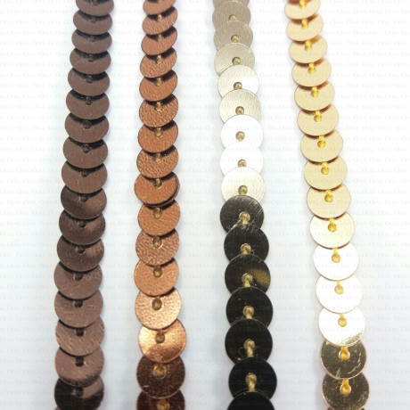 Sequins on tape 6mm/1m no. 219