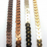 Sequins on a tape 6mm / 1m 206