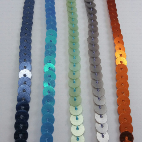 Sequins on tape 6mm / 1m 212