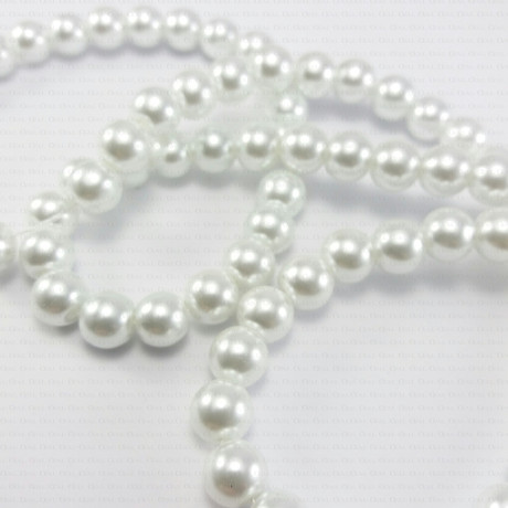 Glass pearl on string 4mm, 6mm, 8mm, 10mm 1853